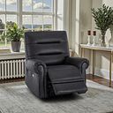 Eastbourne Recliner Armchair with USB in Miller Grey Fabric