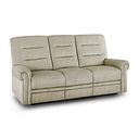 Eastbourne 3 Seater Sofa in Plush Beige Fabric