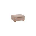 Eastbourne Storage Footstool - Plush Beige Fabric