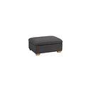 Eastbourne Storage Footstool - Plush Charcoal Fabric