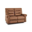 Eastbourne Recliner 2 Seater with USB - Ranch Brown Fabric