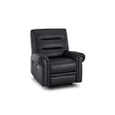 Eastbourne Recliner Armchair with USB in Miller Grey Fabric