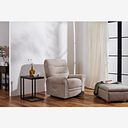 Eastbourne Riser Recliner Armchair in Jetta Beige Fabric