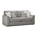 Eastley 3 Seater Sofa in Limoge Fog Fabric with Silver Scatters