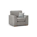 Eastley Armchair in Limoge Fog Fabric with Silver Scatters
