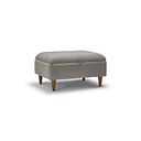 Eastley Storage Footstool in Limoge Fog Fabric