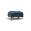 Eastley Storage Footstool in Limoge Prussian Blue Fabric