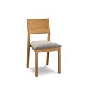 Ellison Natural Oak Chair with Verona Mocha Fabric Seat