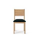 Ellison Oak Chair with Heritage Bottle Green Velvet Seat