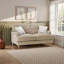 Eloise 2 Seater Sofa in Marlan Caramel Fabric