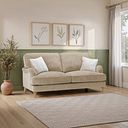 Eloise 3 Seater Sofa in Marlan Caramel Fabric