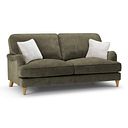 Eloise 3 Seater Sofa in Marlan Olive Green Fabric