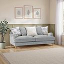 Eloise 4 Seater Pillow Back Sofa in Marlan Casper Fabric