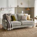 Eloise 4 Seater Sofa in Marlan Natural Fabric