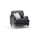 Eloise Armchair in Marlan Nero Fabric