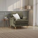 Eloise Armchair in Marlan Olive Green Fabric