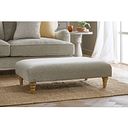 Eloise Footstool in Marlan Natural Fabric