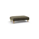 Eloise Footstool in Marlan Olive Green Fabric