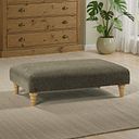 Eloise Footstool in Marlan Olive Green Fabric