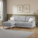 Eloise Left Hand Chaise Sofa in Marlan Casper Fabric