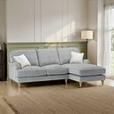 Eloise Right Hand Chaise Sofa in Marlan Casper Fabric