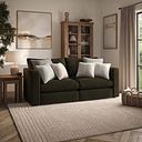 Elston 2 Seater Modular Sofa in Penny Forest Fabric - Group 8