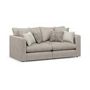 Elston 2 Seater Modular Sofa in Penny Mid Grey Fabric - Group 8