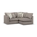 Elston 3 Seat Left Hand Modular Corner Sofa in Penny Clay Fabric - Group 6