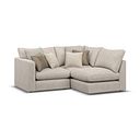 Elston 3 Seat Left Hand Modular Corner Sofa in Penny Dove Fabric - Group 6
