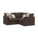Elston 3 Seat Modular Corner Sofa in Penny Cacao Fabric - Group 1
