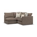 Elston 3 Seat Right Hand Modular Corner Sofa in Penny Burrow Fabric - Group 7