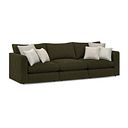 Elston 3 Seater Modular Sofa in Penny Forest Fabric - Group 9
