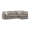 Elston 4 Seat Left Hand Modular Corner Sofa in Penny Clay Fabric - Group 4