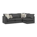 Elston 4 Seat Left Hand Modular Corner Sofa in Penny Whisp Fabric - Group 4