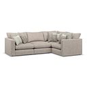 Elston 4 Seat Modular Left Hand Corner Sofa in Penny Mid Grey Fabric - Group 2
