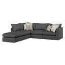 Elston Modular 4 Seat Right Hand Open End Corner Sofa in Penny Whisp Fabric - Group 5 FOOT