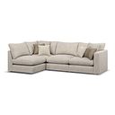 Elston 4 Seat Right Hand Modular Corner Sofa in Penny Dove Fabric - Group 5