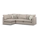 Elston 4 Seat Right Hand Modular Corner Sofa in Penny Mid Grey Fabric - Group 5