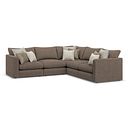 Elston 5 Seat Modular Corner Sofa in Penny Burrow Fabric - Group 3