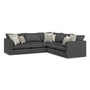 Elston 5 Seat Modular Corner Sofa in Penny Whisp Fabric - Group 3