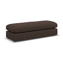 Elston Large Fender Footstool in Penny Cacao Fabric
