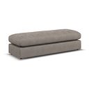 Elston Large Fender Footstool in Penny Clay Fabric