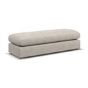 Elston Large Fender Footstool in Penny Dove Fabric