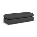 Elston Large Fender Footstool in Penny Whisp Fabric