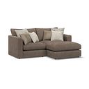 Elston Modular 2 Seater Right Hand Compact Chaise Sofa in Penny Burrow Fabric - Group 13