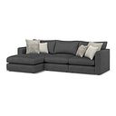 Elston Modular 3 Seater Left Hand Chaise Sofa in Penny Whisp Fabric - Group 14