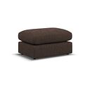 Elston Small Fender Footstool in Penny Cacao Fabric