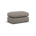 Elston Small Fender Footstool in Penny Clay Fabric