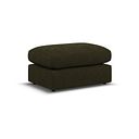 Elston Small Fender Footstool in Penny Forest Fabric