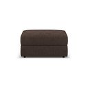 Elston Storage Footstool in Penny Cacao Fabric